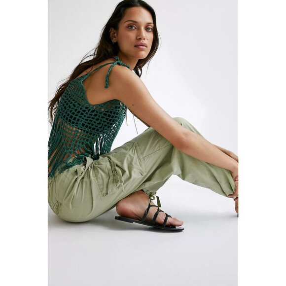 Anthropologie Cargo Pants Tactical Utility Tan Size 27 Gorpcore Granola Girl - Picture 8 of 11